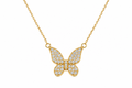 Diamond Butterfly Necklace | Good Times Society